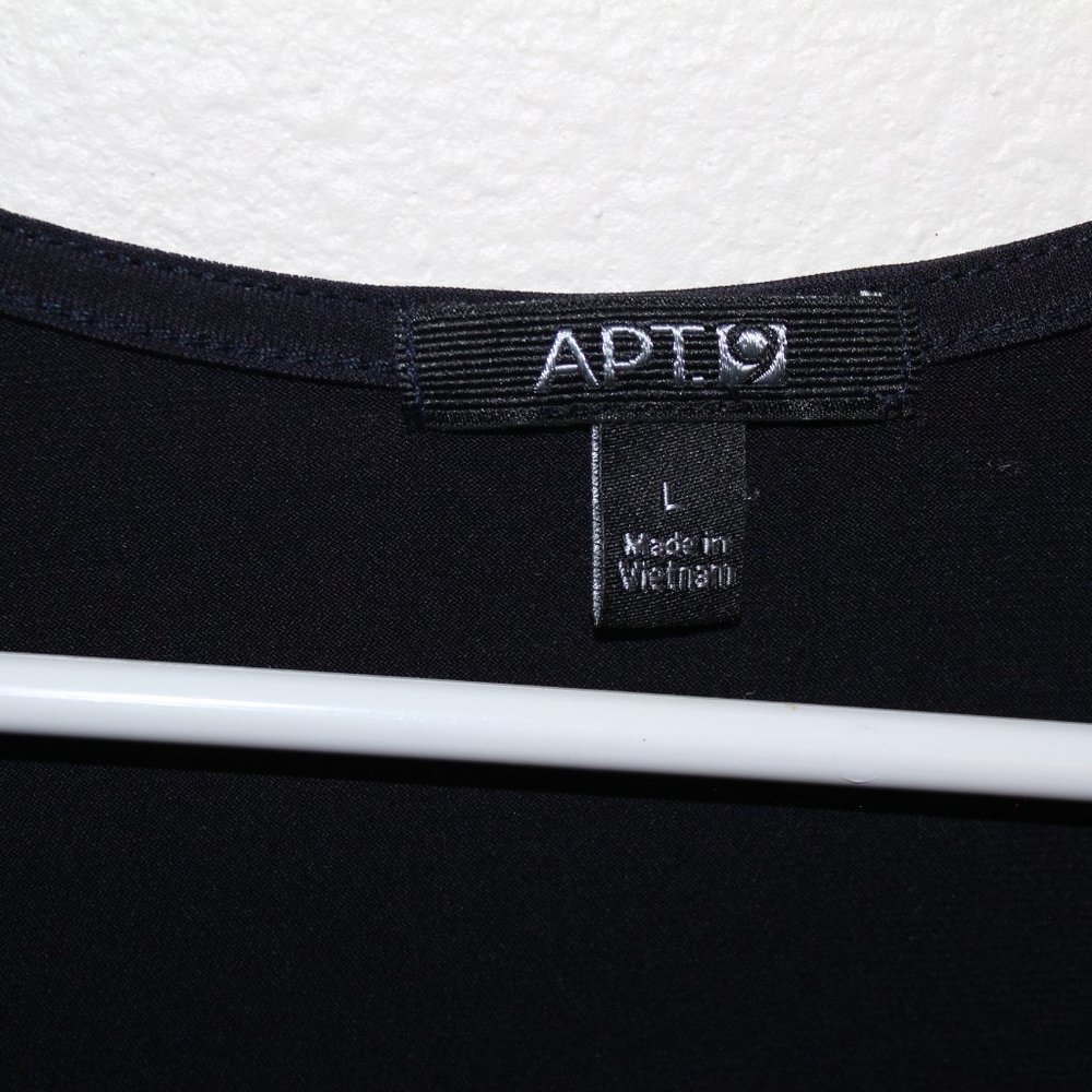 Apt 9 Black Party Dress: Large - Picture 3 of 4